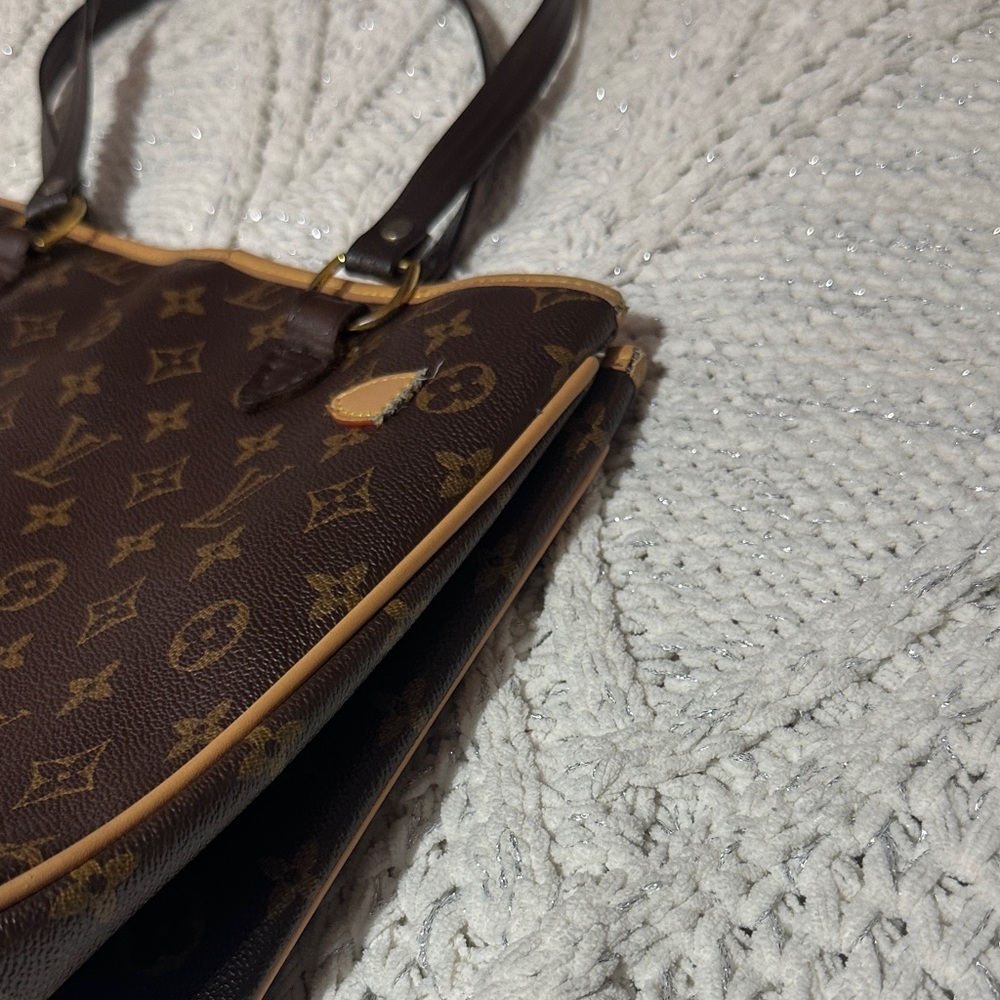 Louis Vuitton Dark Brown Monogram Tote - Picture 10 of 17